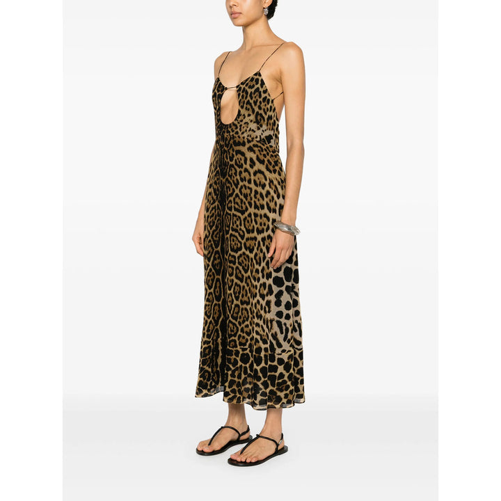 Saint Laurent Brown Dresses - Evening Dresses Women