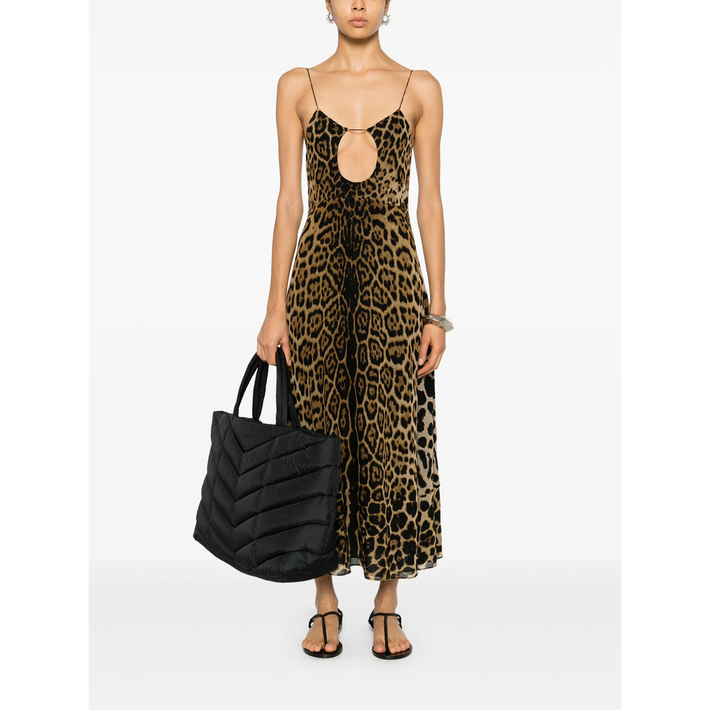 Saint Laurent Brown Dresses - Evening Dresses Women