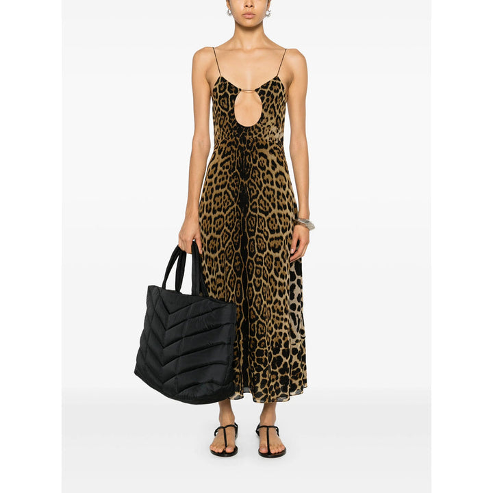 Saint Laurent Brown Dresses - Evening Dresses Women