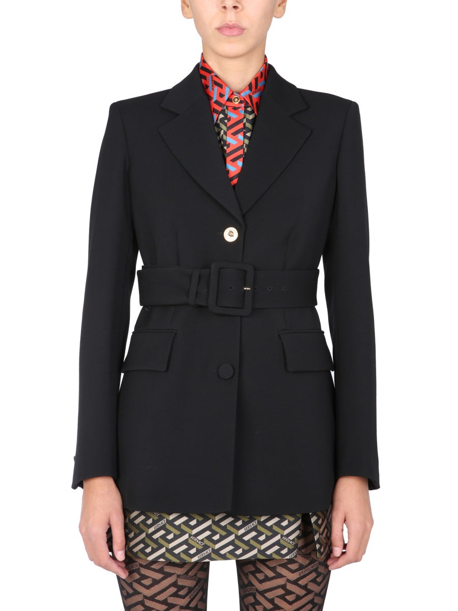 Versace Women Jacket With Medusa Button
