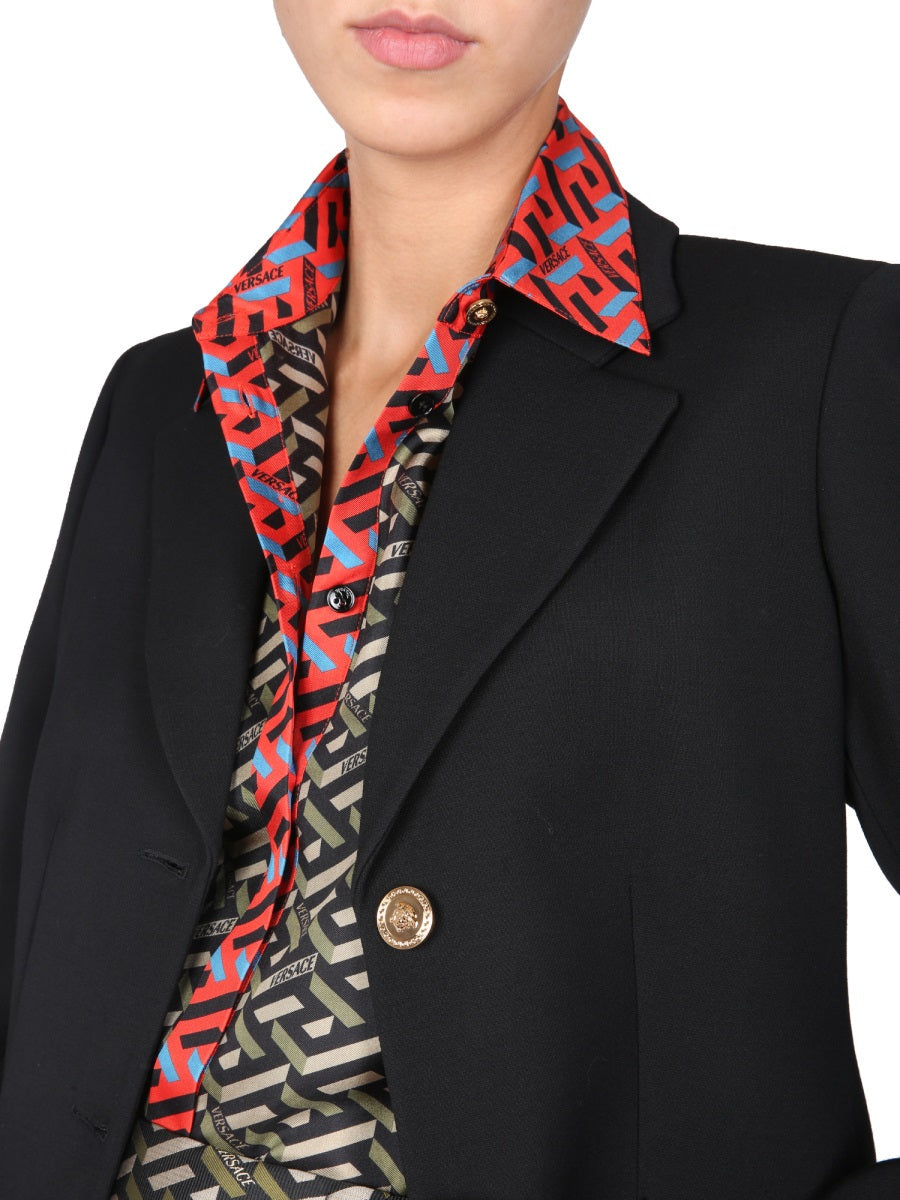 Versace Women Jacket With Medusa Button
