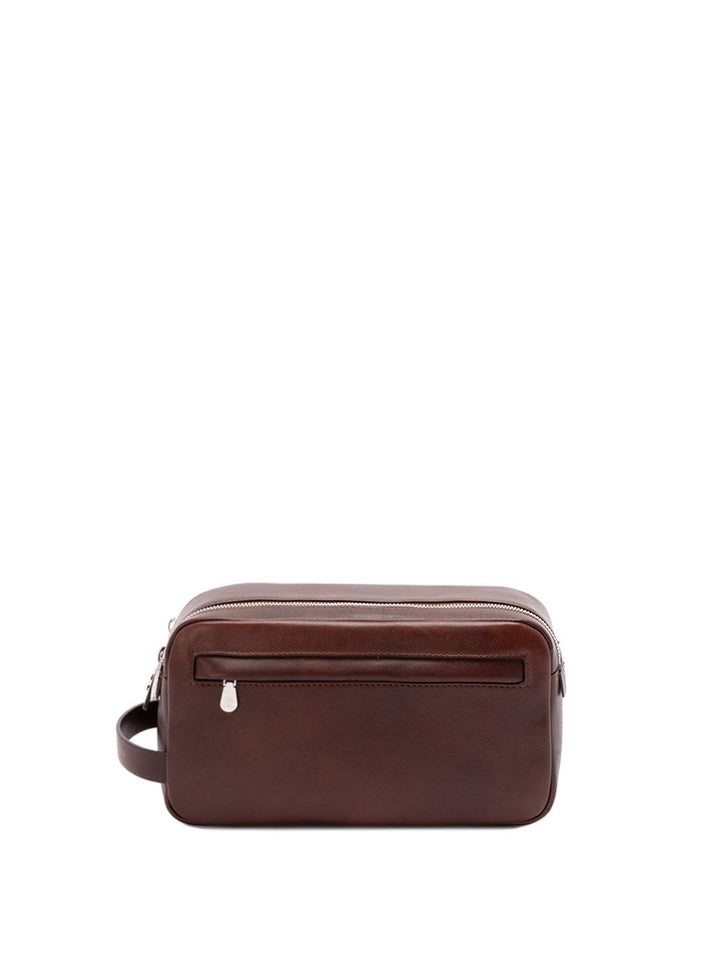 Brunello Cucinelli Men Beauty Case With Double Zipper