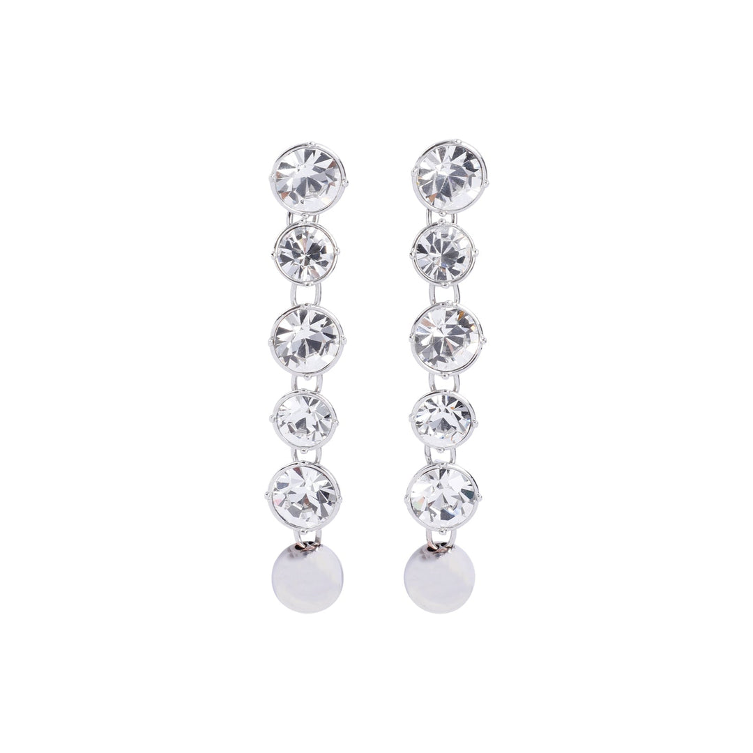 Jean Paul Gaultier Long Diamond Earrings Women