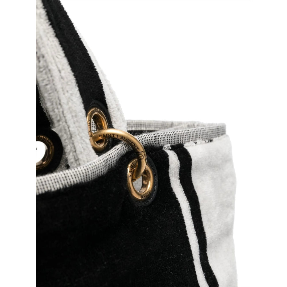 Saint Laurent Black Beach Bags Women