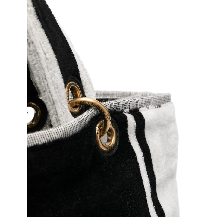 Saint Laurent Black Beach Bags Women