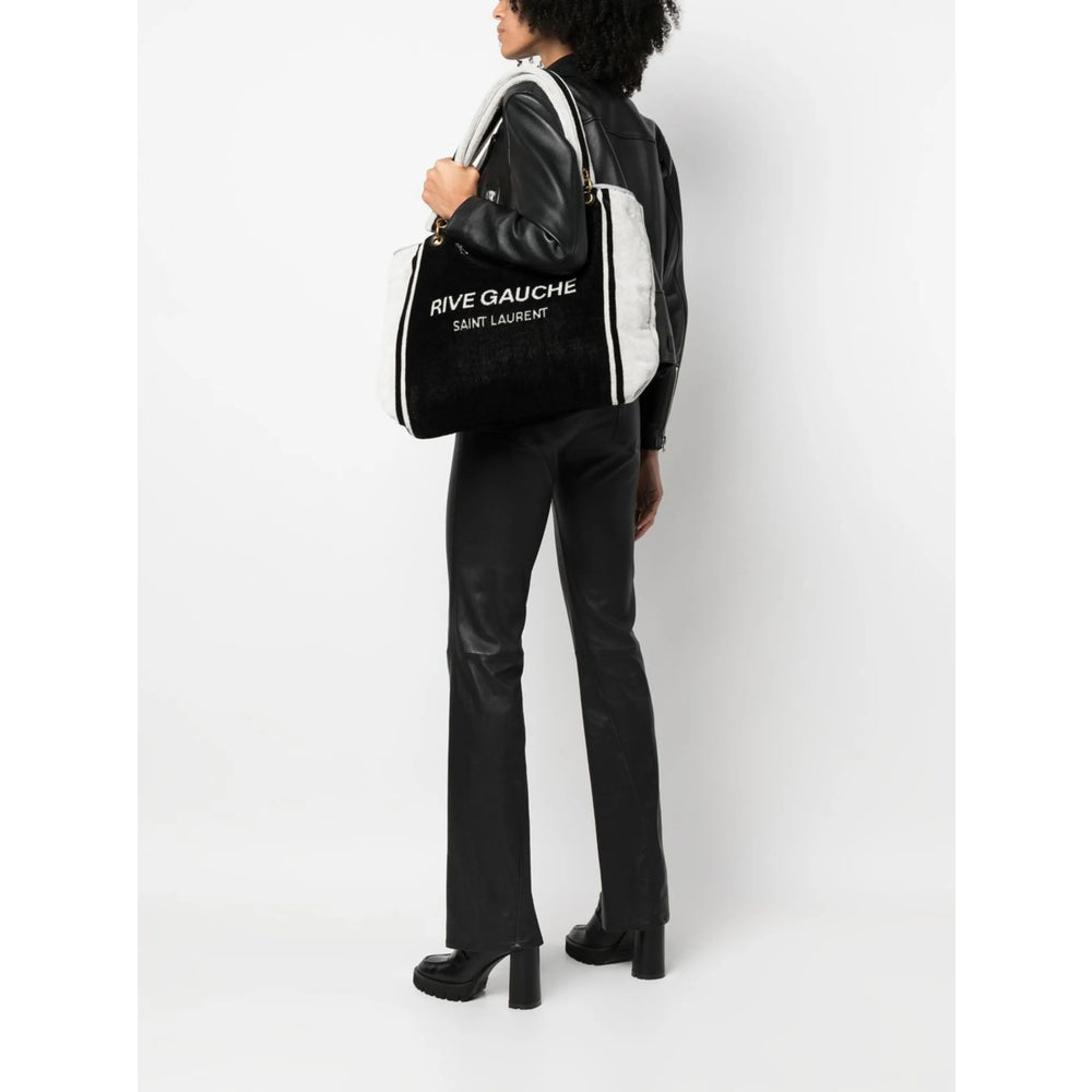 Saint Laurent Black Beach Bags Women