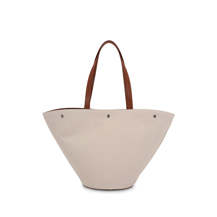 Saint Laurent Neutrals Tote Bags Women