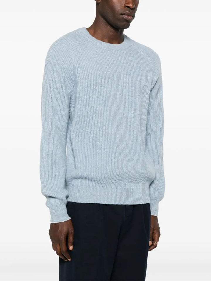 Brunello Cucinelli Men English Rib Knit Sweater