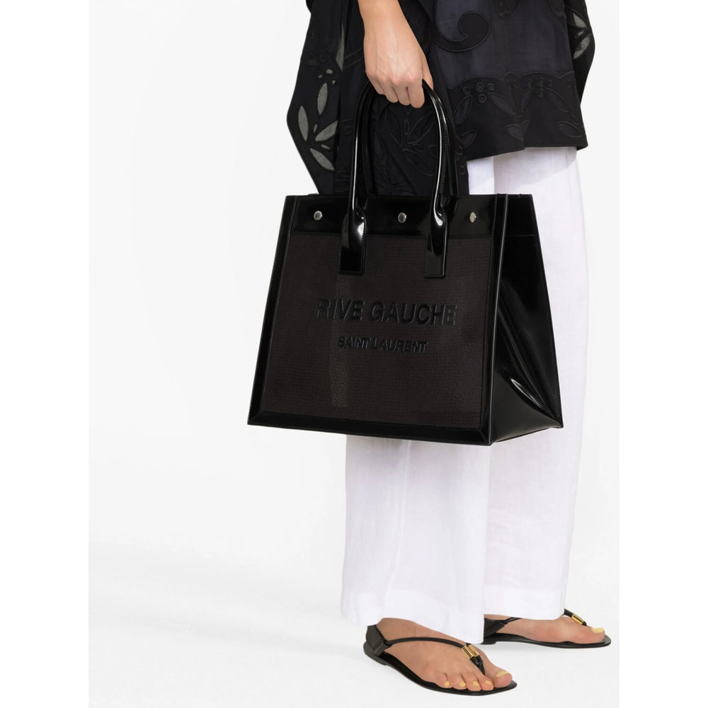 Saint Laurent Black Tote Bags Women