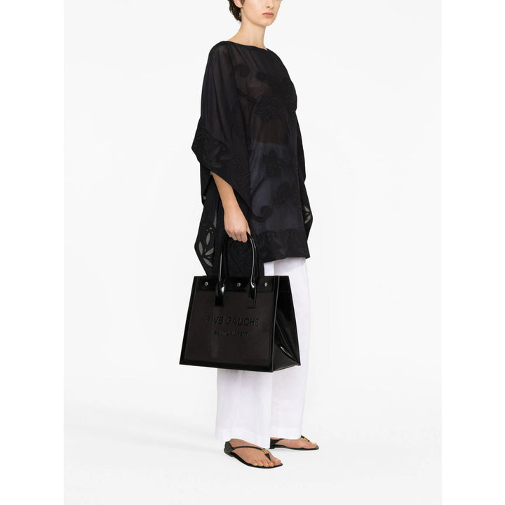 Saint Laurent Black Tote Bags Women