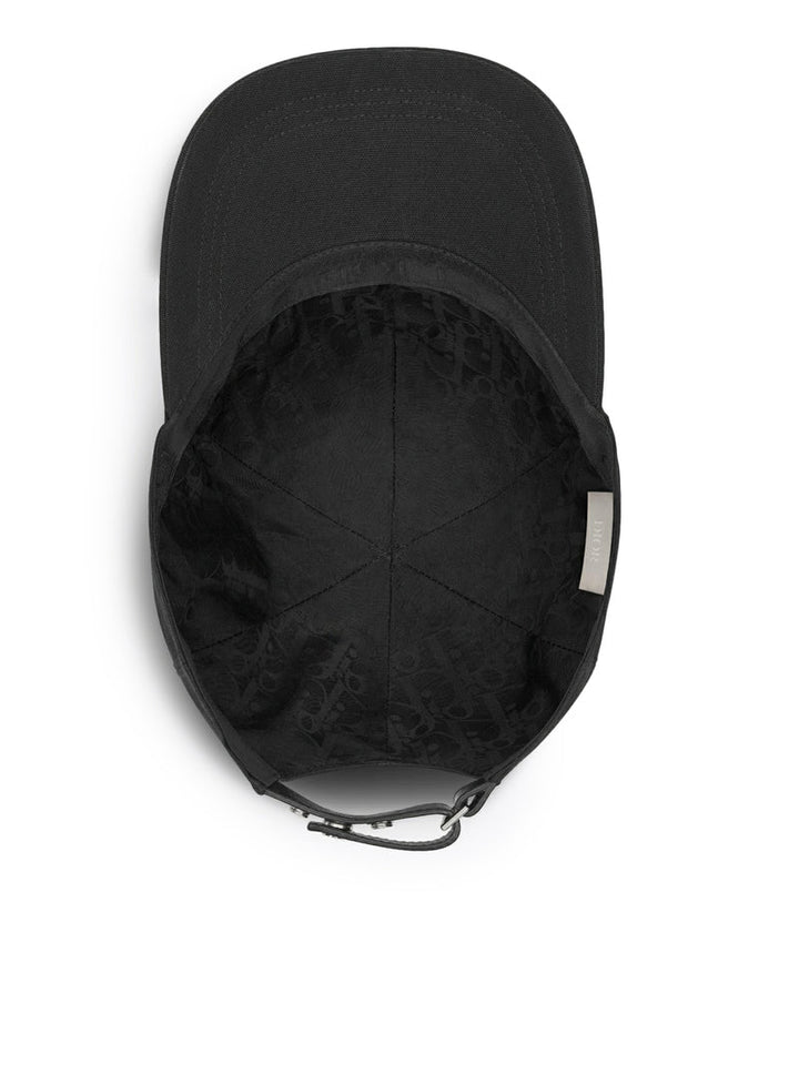 Christian Dior Men Cap With Handwritten Christian Dior Signature