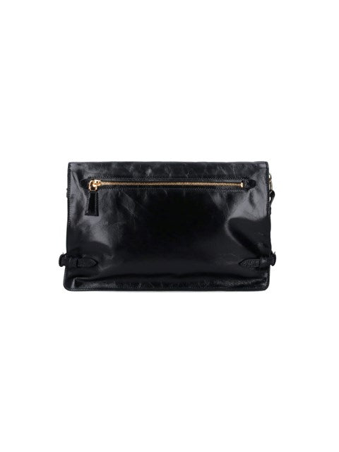 Prada Women Logo Medium Shoulder Bag