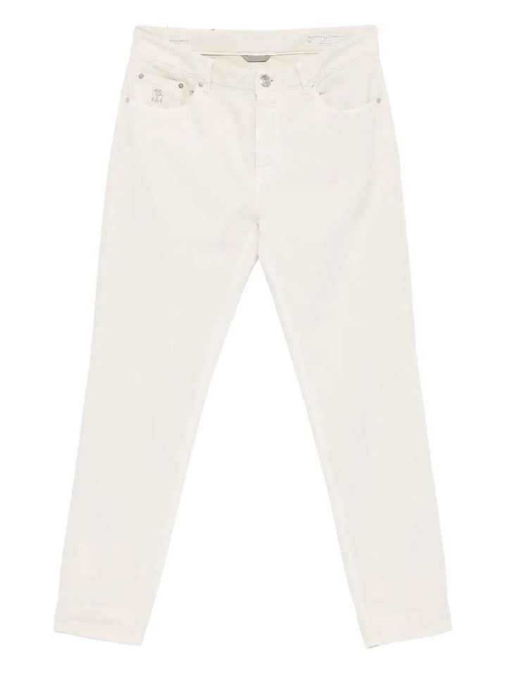 Brunello Cucinelli Men Dyed Denim Pants