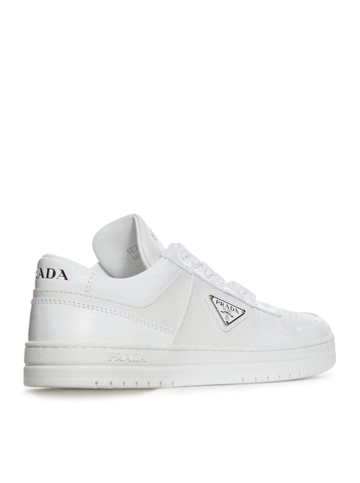 Prada Women Downtown Leather Sneakers