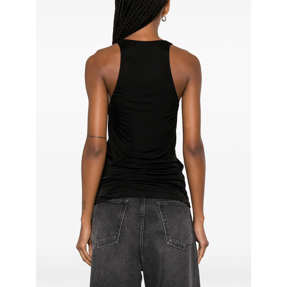 Saint Laurent Black Tops - Vests & Tank Tops Women