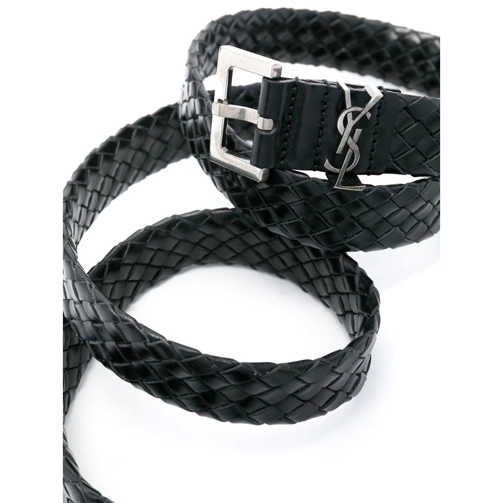 Saint Laurent Black Belts Men