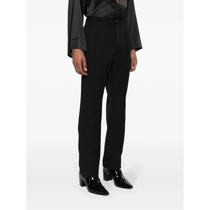 Saint Laurent Black Trousers - Regular & Straight-Leg Trousers Men