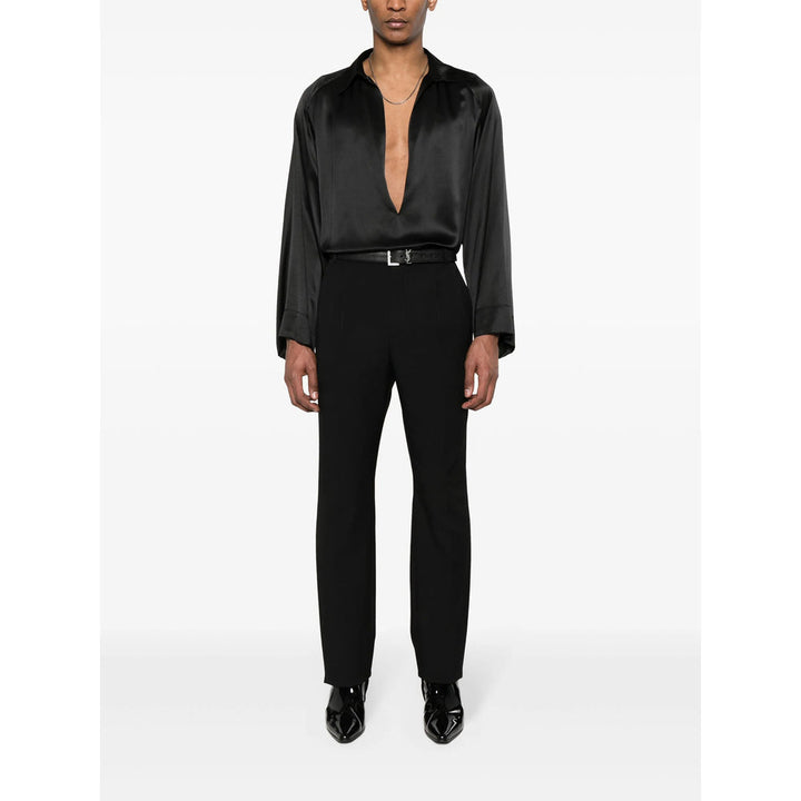 Saint Laurent Black Trousers - Regular & Straight-Leg Trousers Men