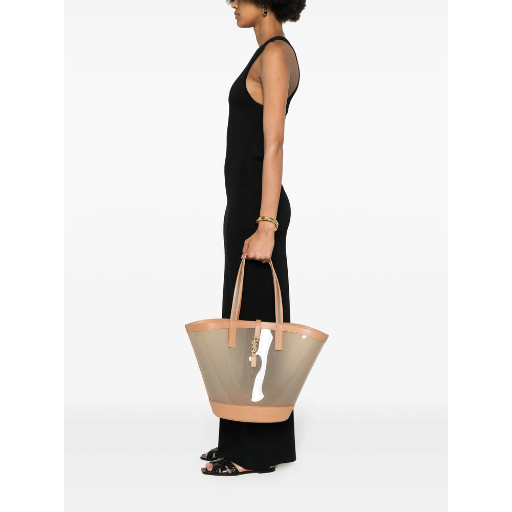 Saint Laurent Neutrals Tote Bags Women