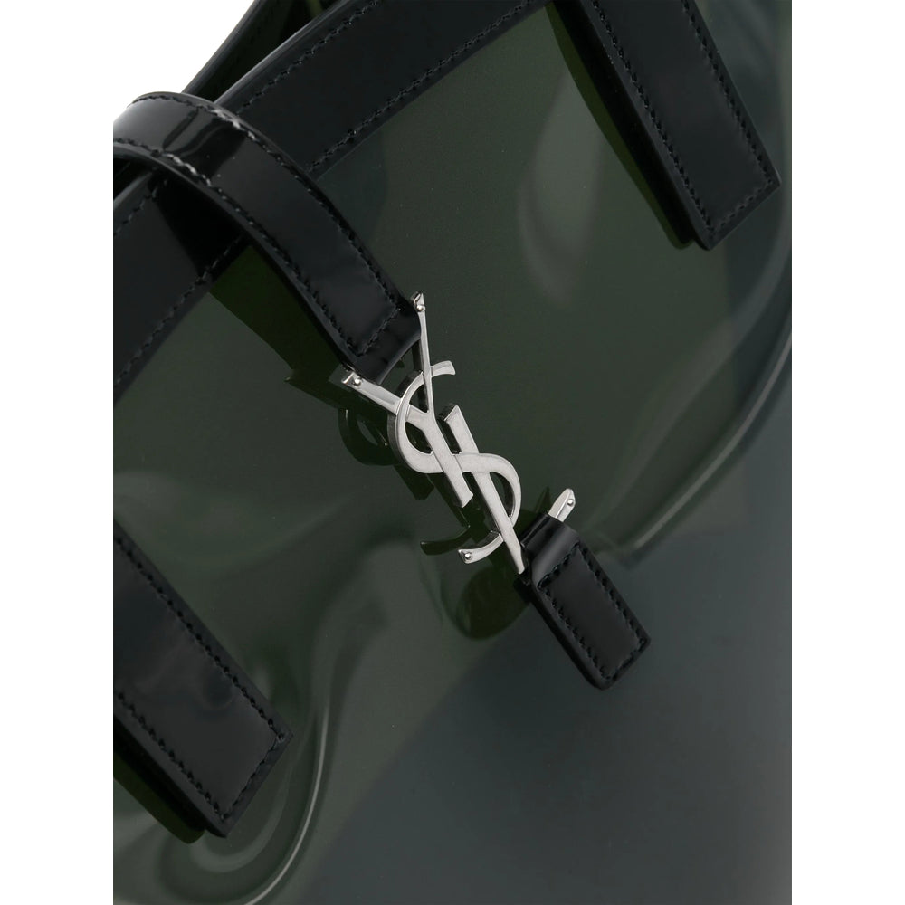 Saint Laurent Green Tote Bags Women