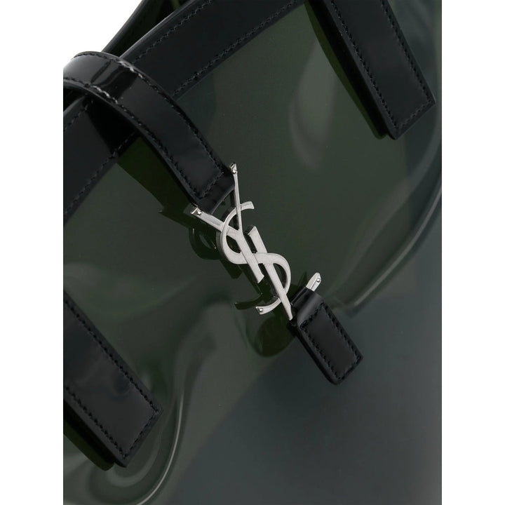 Saint Laurent Green Tote Bags Women
