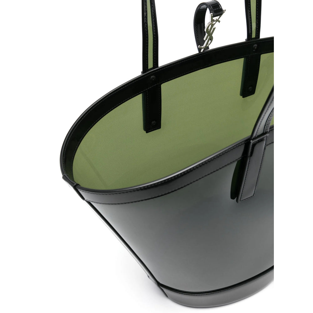 Saint Laurent Green Tote Bags Women