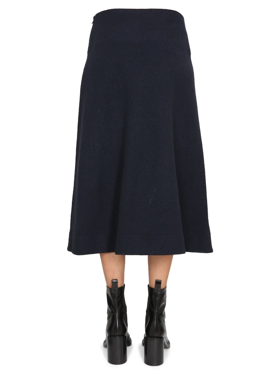 Jil Sander Women Wool Skirt