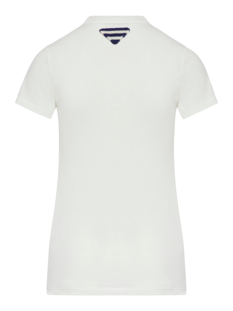 Prada Women Printed Cotton T-Shirt