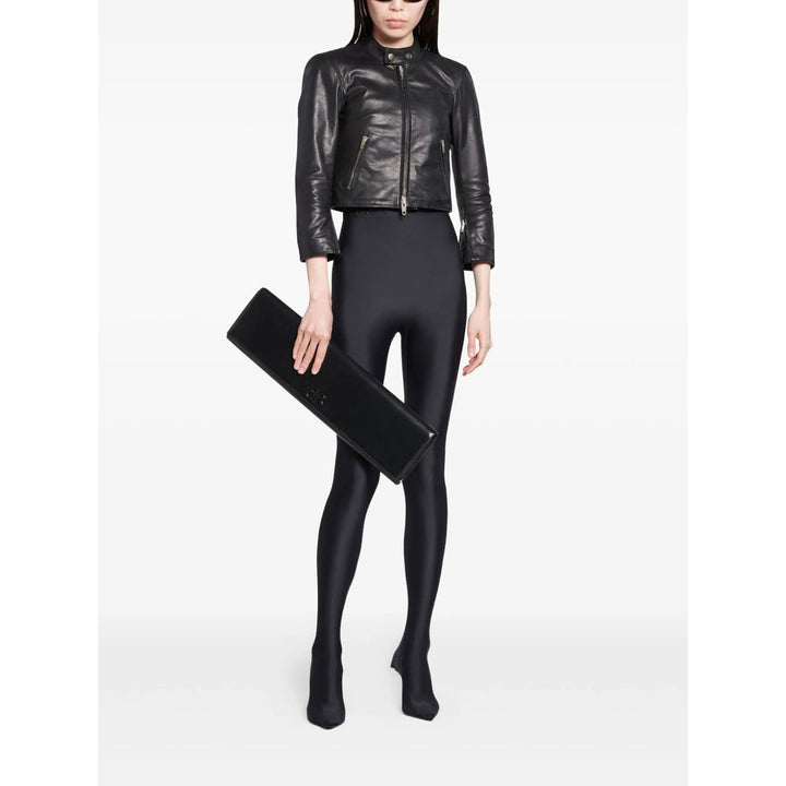 Balenciaga Black Jackets - Leather Jackets Women