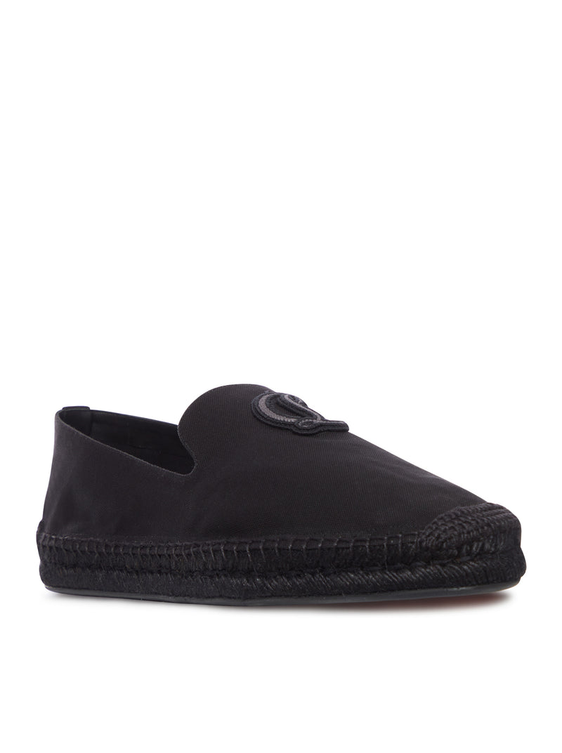 Christian Louboutin Men Nanou Mooncrest Ivy Canvas Espadrilles