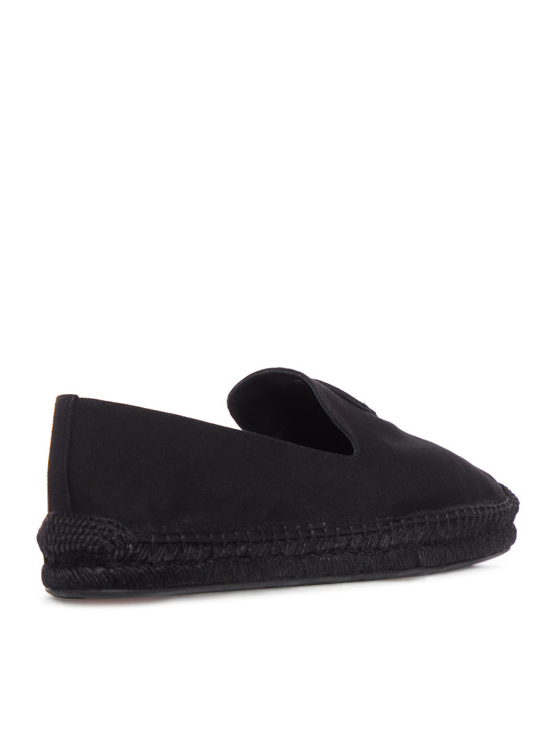 Christian Louboutin Men Nanou Mooncrest Ivy Canvas Espadrilles
