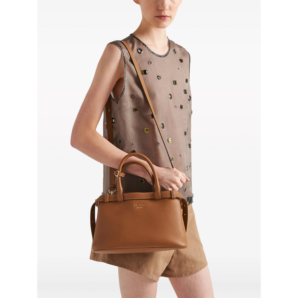Prada Brown Tote Bags Women