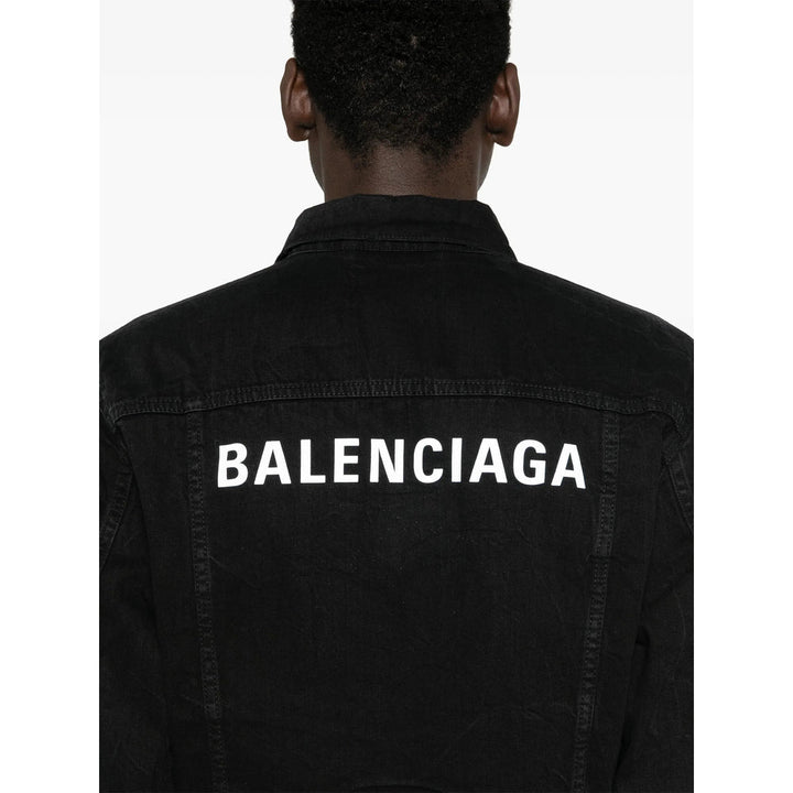 Balenciaga Black Denim - Denim Jackets Women