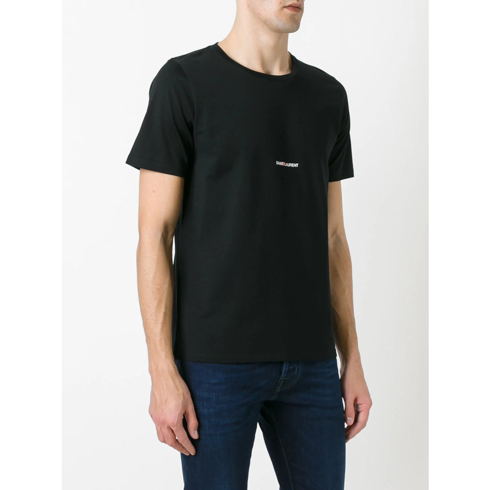 Saint Laurent Black T-Shirts & Vests - T-Shirts Men