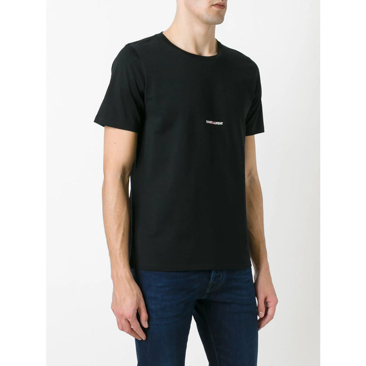 Saint Laurent Black T-Shirts & Vests - T-Shirts Men