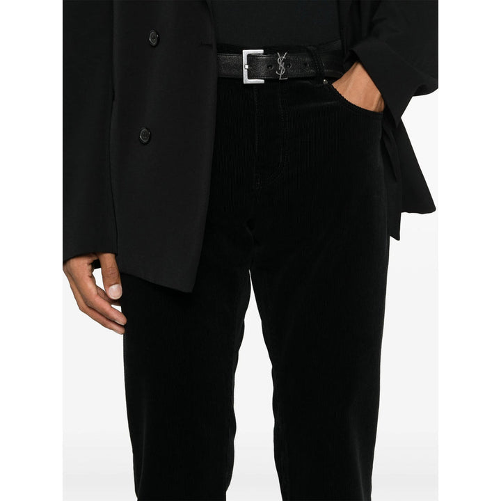 Saint Laurent Black Trousers - Chinos Men