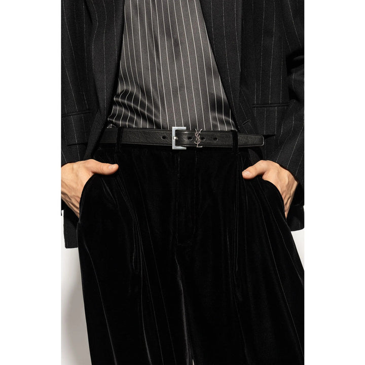 Saint Laurent Black Belts Men