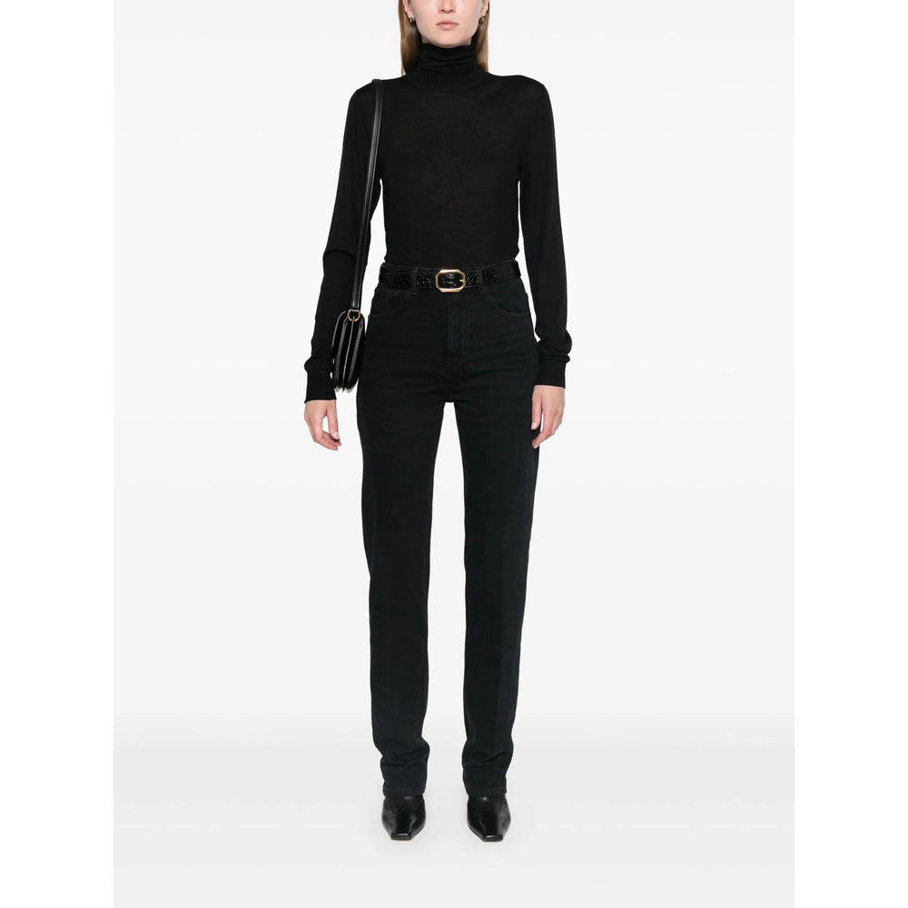 Saint Laurent Black Knitwear - Jumpers Women