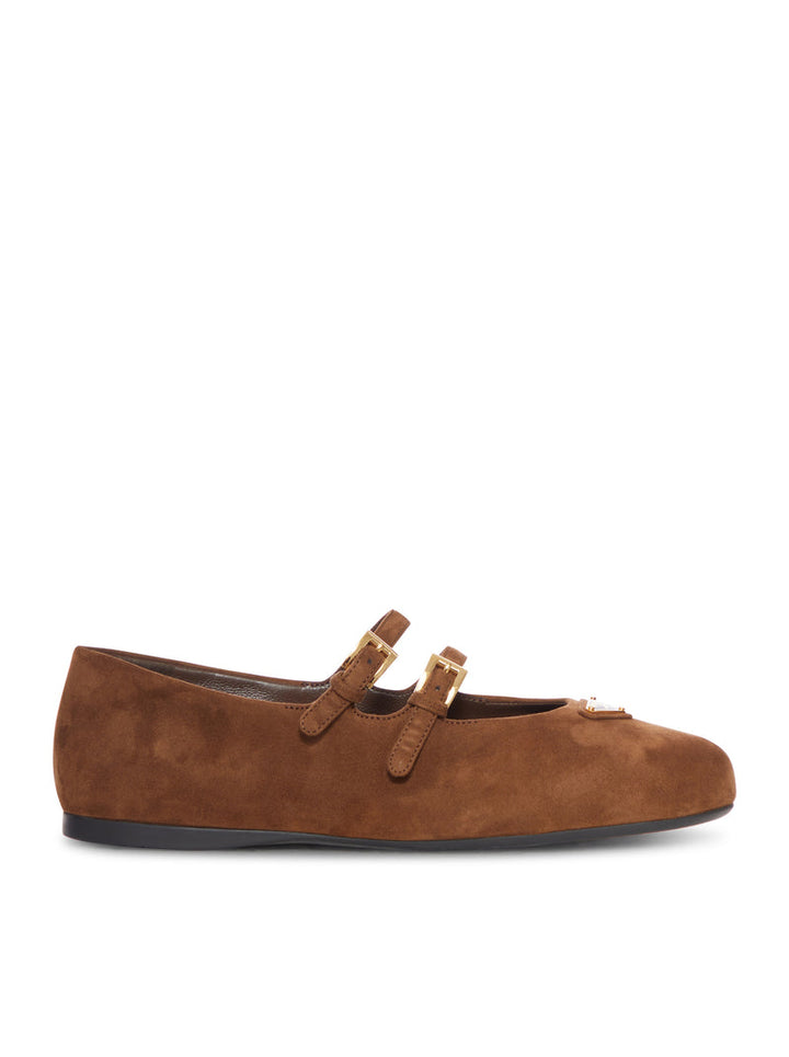 Prada Women Suede Ballerinas