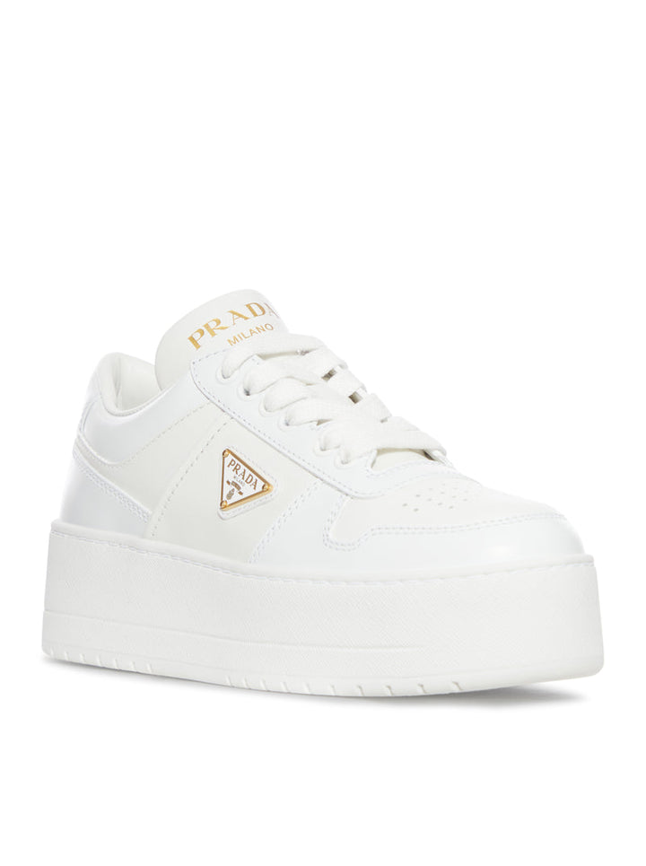 Prada Women Snekaers Downtown Bold Leather