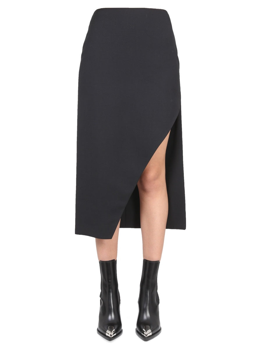 Alexander Mcqueen Women Wool And Mohair Skirt