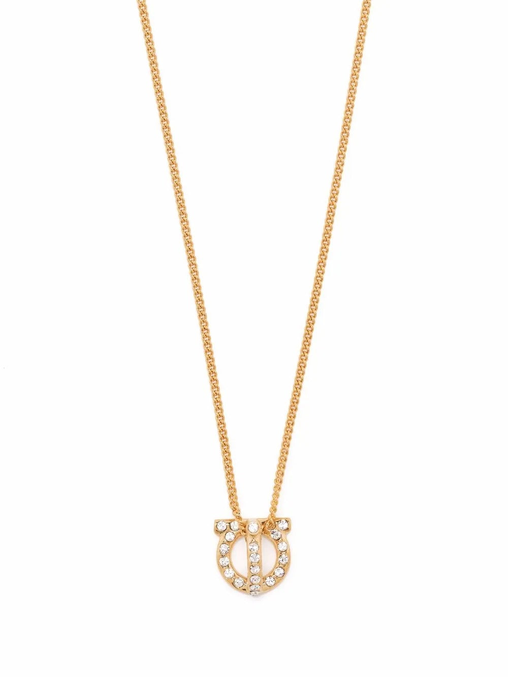 Ferragamo Women Gancini 3D Crystals Necklace
