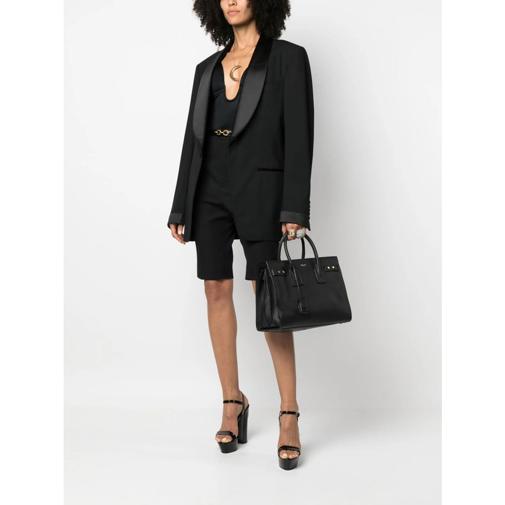 Saint Laurent Black Tote Bags Women