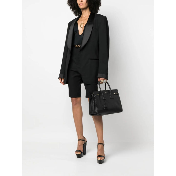 Saint Laurent Black Tote Bags Women