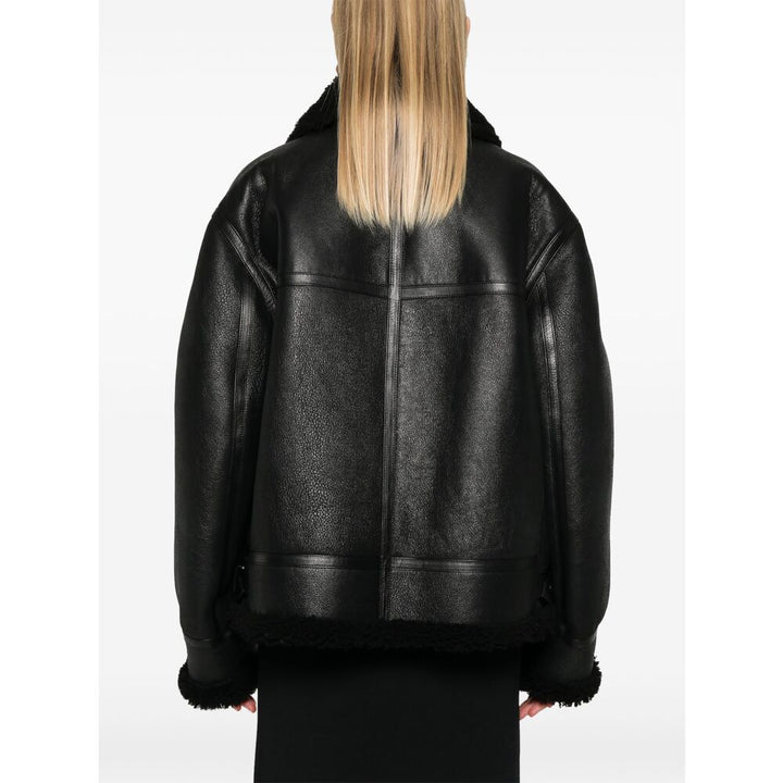 Saint Laurent Black Jackets - Leather Jackets Women