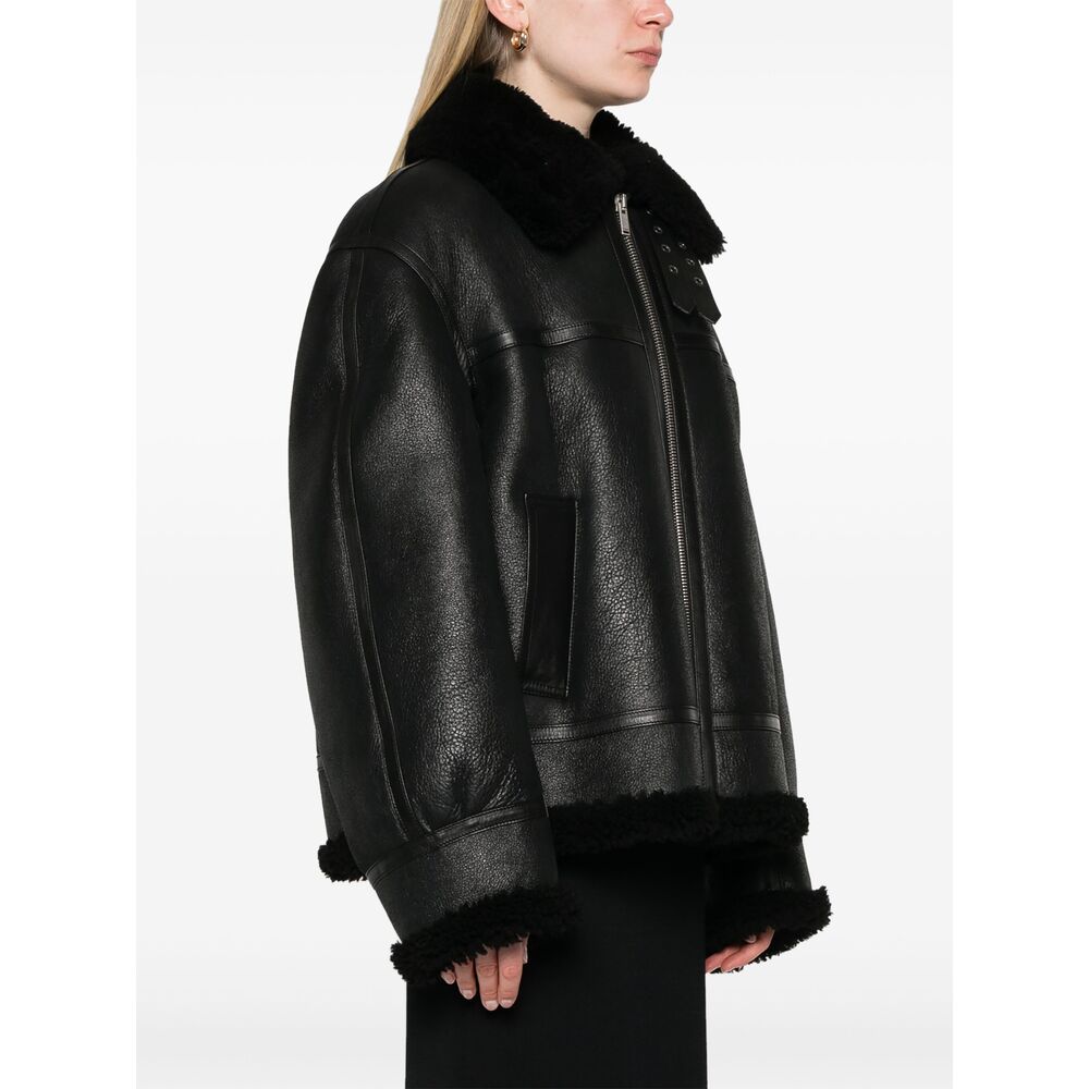 Saint Laurent Black Jackets - Leather Jackets Women