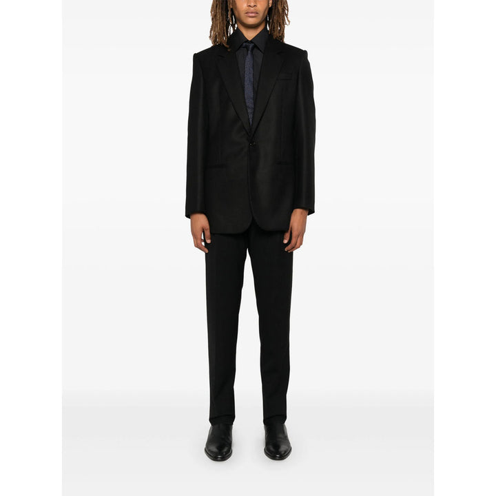 Saint Laurent Black Jackets - Blazers Men