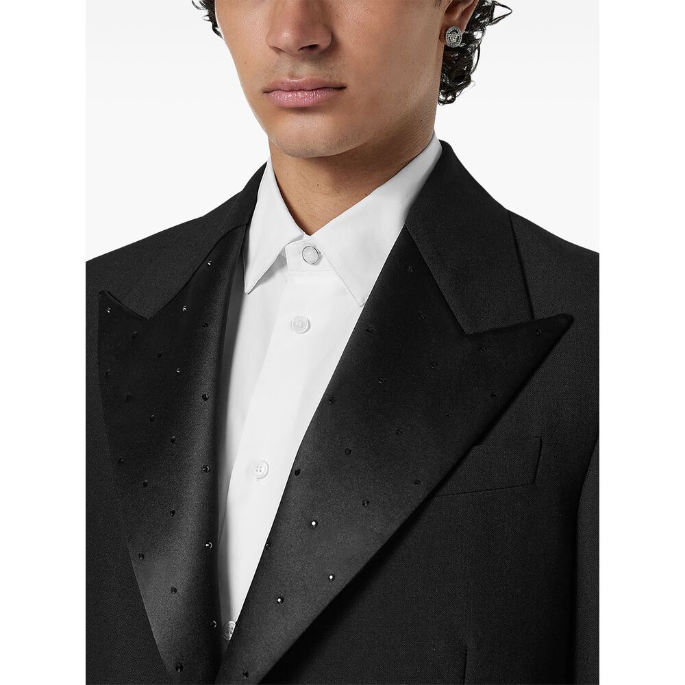 Versace Black Jackets - Blazers Men