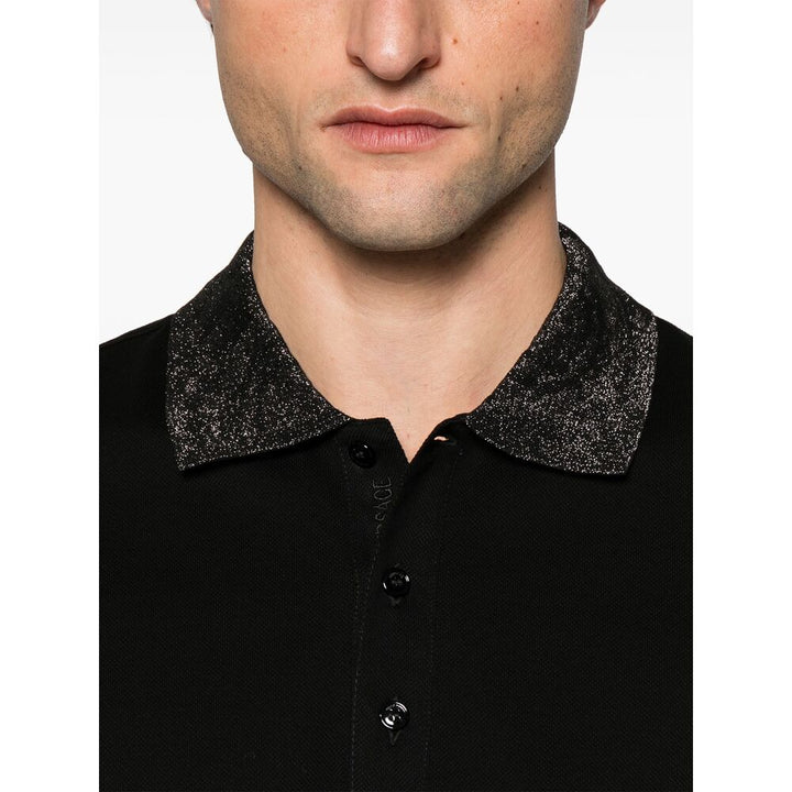 Versace Black Polo Shirts Men