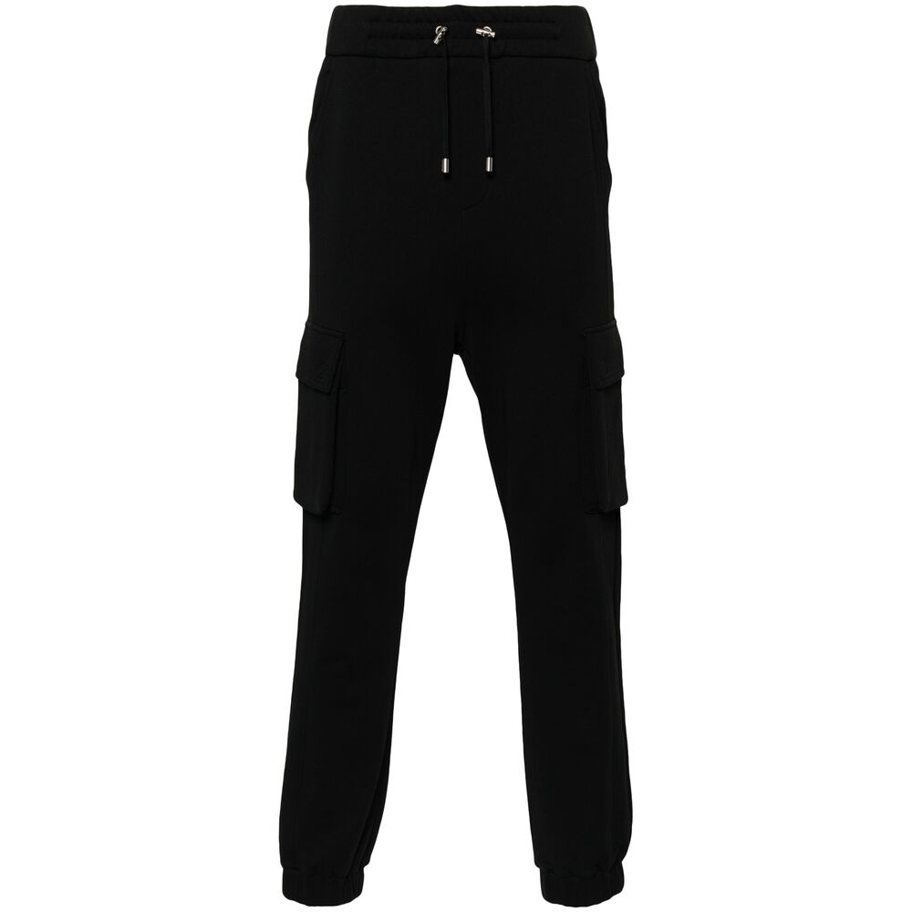 Balmain Black Trousers - Track Pants Men